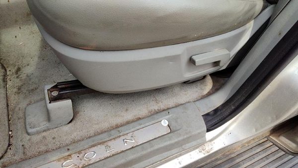 2003 Lincoln Aviator Driver Left Side Seat Trim Panel Oem Gray Bl — photo 4