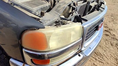 1999-2006 Gmc Sierra 2500 Passenger Right Head Light Oem Front Lamp 15850352