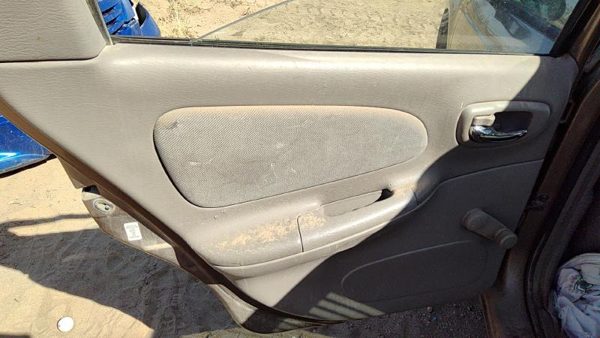 01-02 Dodge Neon Driver Left Rear Door Trim Panel With Switches Back Gray B7L5 — photo 3