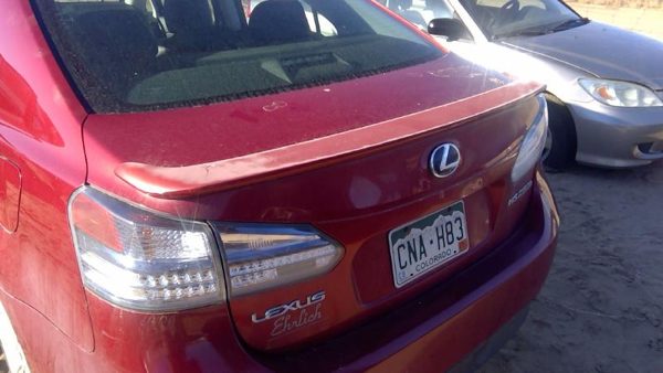 2010 Lexus HS250h Trunk/decklid/hatch/tailgate Red 3R1 — photo 5