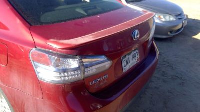 2010 Lexus HS250h Trunk/decklid/hatch/tailgate Red 3R1