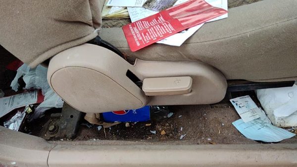 1997 Ford Escort Passenger Right Side Seat Trim Panel Oem Tan — photo 1