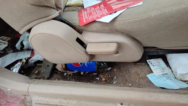 1997 Ford Escort Passenger Right Side Seat Trim Panel Oem Tan — photo 2