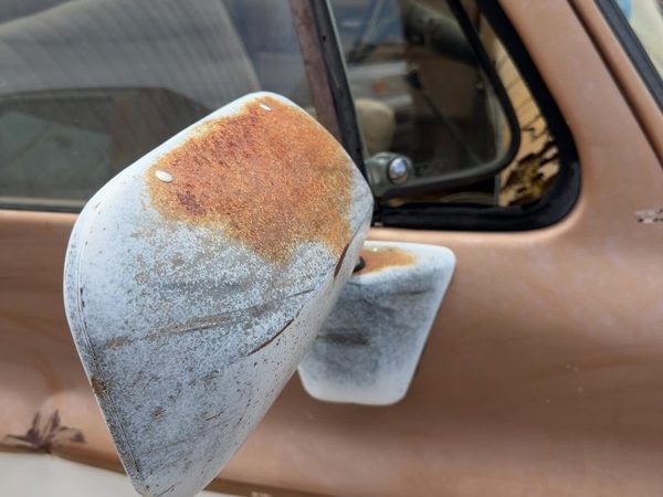 80-87 Chevy Silverado C20 Passenger Right Manual Side Mirror Door Mounted Oem — photo 5
