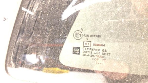 2004-2007 Buick Rainier Passenger Right Rear Quarter Glass Back Side Window Oem — photo 6