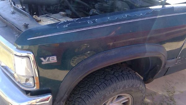 1993 Dodge Dakota Fender LH Green — photo 5
