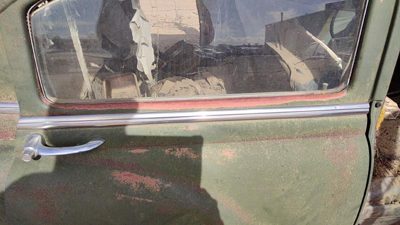 53-54 Bel Air 150 Sedan Passenger Right Rear Moulding From Door Back Trim Chrome