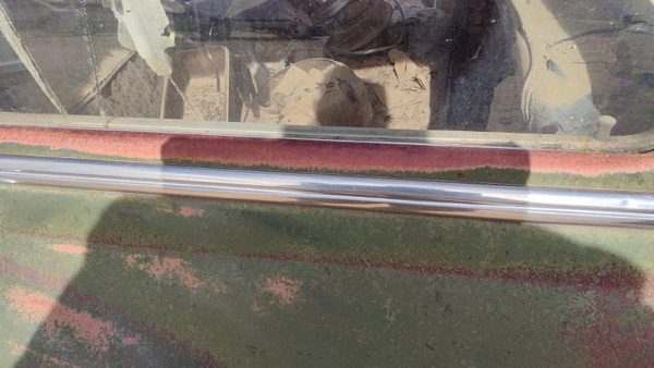 53-54 Bel Air 150 Sedan Passenger Right Rear Moulding From Door Back Trim Chrome — photo 3