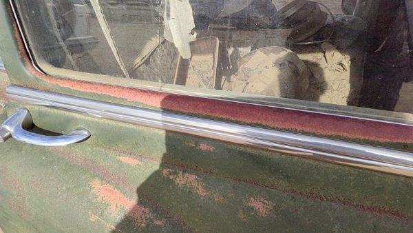 53-54 Bel Air 150 Sedan Passenger Right Rear Moulding From Door Back Trim Chrome — photo 4