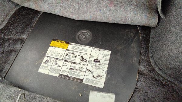 88-91 Olds Cutlass Calais Spare Tire Cover Plastic Shield Oem — photo 4
