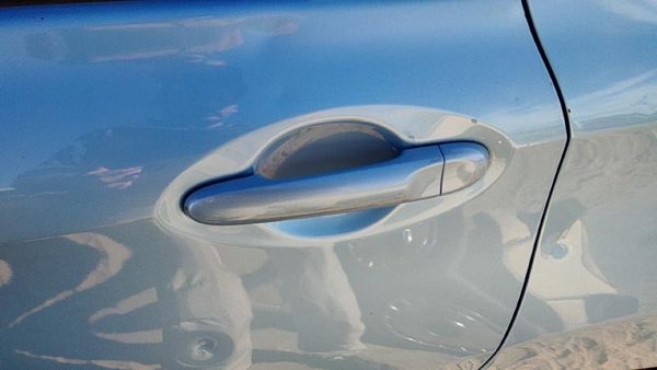 2014-2019 Nissan Versa Note Driver Left Rear Outside Door Handle Back Blue Rbe — photo 1