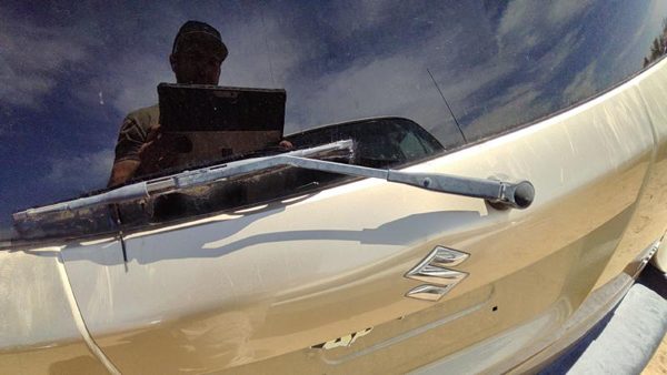 07-08 Grand Vitara Xl-7 Back Glass Wiper Arm Rear Window Blade Liftgate Hatch — photo 2