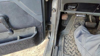 82-93 Chevy S10 Pickup Driver Left Lower Kick Trim Panel Oem Dark Gray