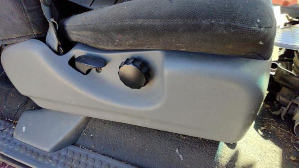 1999-2007 F250 Super Duty Passenger Right Side Seat Trim Panel Oem Gray — photo 1