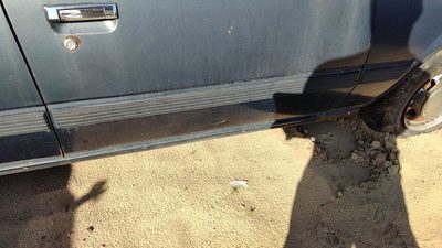 1984-1986 Toyota Camry Passenger Right Front Moulding From Door Oem Trim Strip