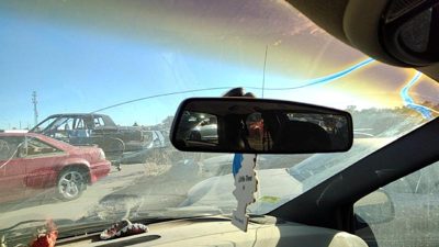 2001-2007 Dodge Caravan Inside Rear View Mirror Oem Windshield Mounted