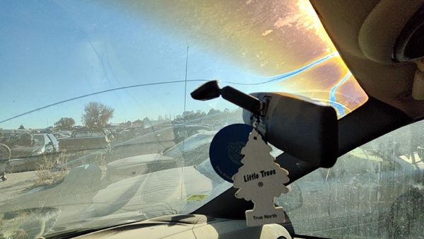 2001-2007 Dodge Caravan Inside Rear View Mirror Oem Windshield Mounted — photo 2