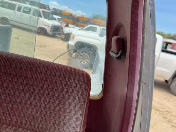 1987-1991 Ford F150 Pickup Driver Left Rear B-Post Trim Panel Red — photo 4