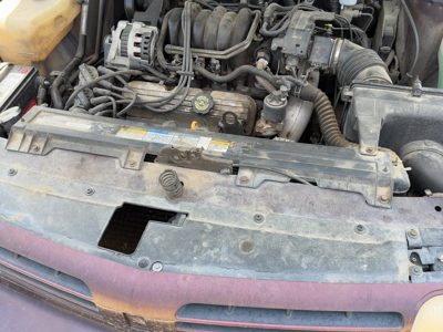 90-99 Eighty Eight Top Plastic Cover Above Radiator Support Sight Shield Oem