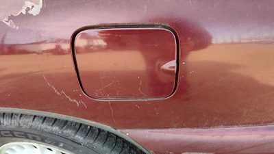 1998 Buick Lesabre Fuel Tank Door With Hinge Gas Lid Oem Filler 51B Bordeaux Red