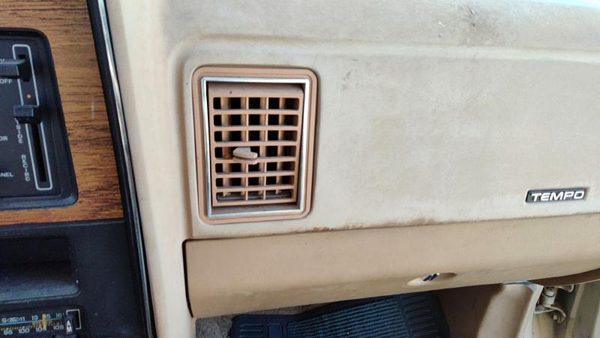 1984 Ford Tempo Center Dash Heater Vent Assembly Oem Ac Tan E43z5404320a — photo 2