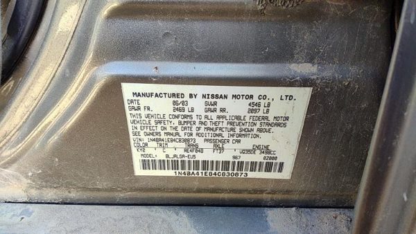 2004 Nissan Maxima — vehicle photo 6
