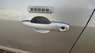 2007-2012 Lincoln Mkz Driver Left Front Outside Door Handle Oem Silver Jp