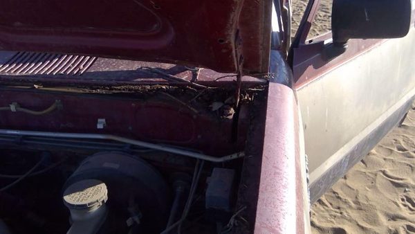 1981-1987 Isuzu Pup Pickup Driver Left Hood Hinge Assembly Oem Red 94217433 — photo 6