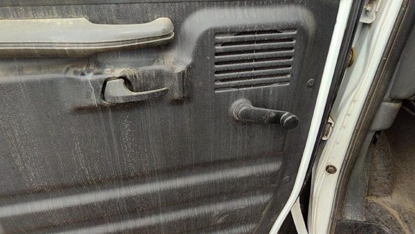 1992-1996 Ford Van E250 Driver Left Front Door Trim Panel Manual Gray — photo 5