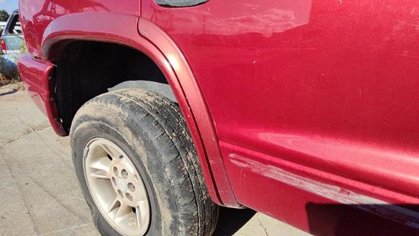 98-03 Dodge Durango Passenger Right Rear Moulding From Door Back Trim Strip Red — photo 1