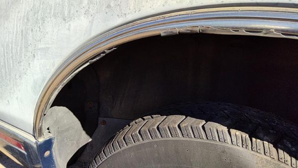 1988-1991 Olds Cutlass Cierra Passenger Right Rear Wheel Flare Moulding Oem Back — photo 4