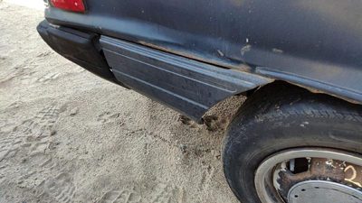 1984-1986 Toyota Camry Passenger Right Rear Moulding On Quarter Panel Oem Gray
