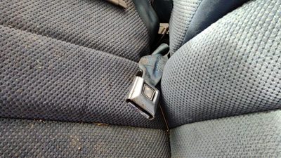 1983-1988 Ford Ranger Driver Left Front Seat Belt Buckle Receiver Oem Blue
