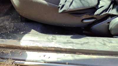 1999-2004 Ford Mustang Driver Left Side Seat Trim Panel Oem Black 9W