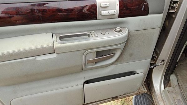 03 Lincoln Aviator Driver Left Front Door Trim Panel With Master Switch Gray Bl — photo 7