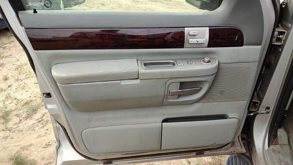 03 Lincoln Aviator Driver Left Front Door Trim Panel With Master Switch Gray Bl — photo 1