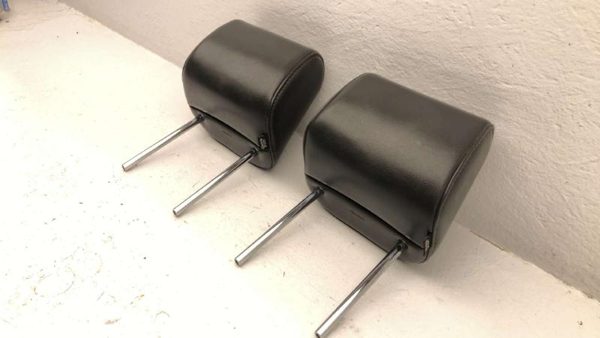 2005-2007 Nissan Titan Right Left Pair Front Seat Head Rest Leather Armada — photo 3