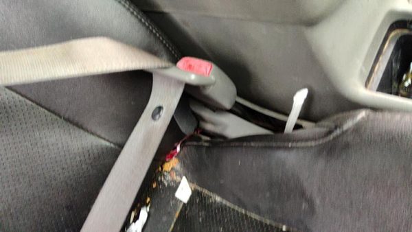 07-10 Nissan Sentra Passenger Right Front Seat Belt Buckle Receiver Charcoal W — photo 4
