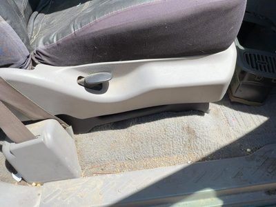 97-03 Ford F150 SuperCab Passenger Right Side Seat Trim Panel OEM Gray F2