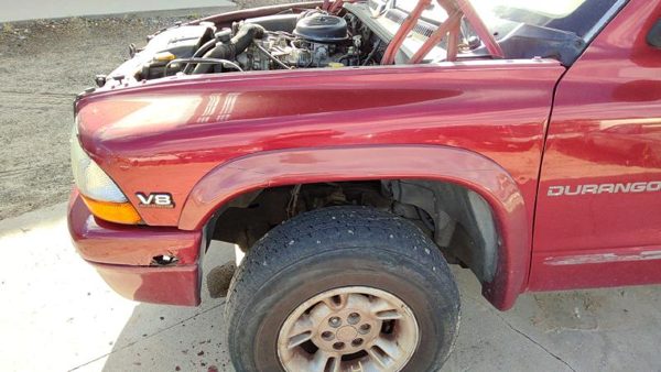 1998-2003 Dodge Durango Driver Left Front Fender Oem Red 55255031aa — photo 1