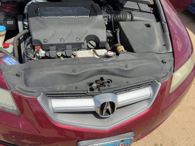 04-06 Acura Tl Top Plastic Cover Above Radiator Support Sight Shield Oem 3.2L