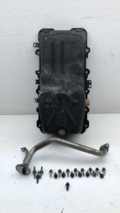 2011-2013 Ford F150 5.0l Engine Oil Pan Oem With Bolts And Pickup Tube Br3z6675a