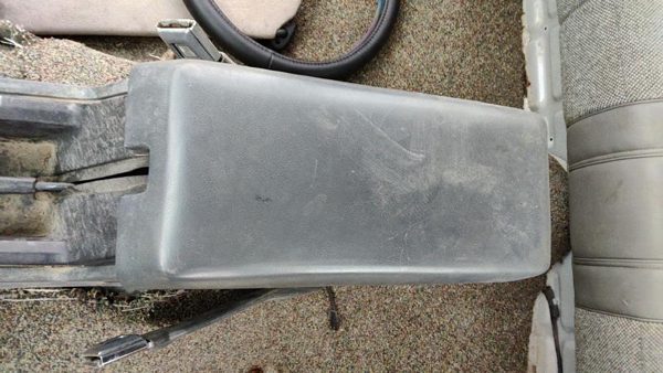 1987-1996 Jeep Cherokee Center Console Lid Only Oem Arm Rest Fold Down Gray — photo 2