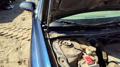 99-02 Oldsmobile Intrigue Driver Left Hood Hinge Assembly Oem Blue 28u 12457716