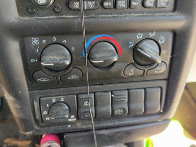 2000 Chevy Venture Temperature Control Module In Dash Heater Ac Head Unit Oem
