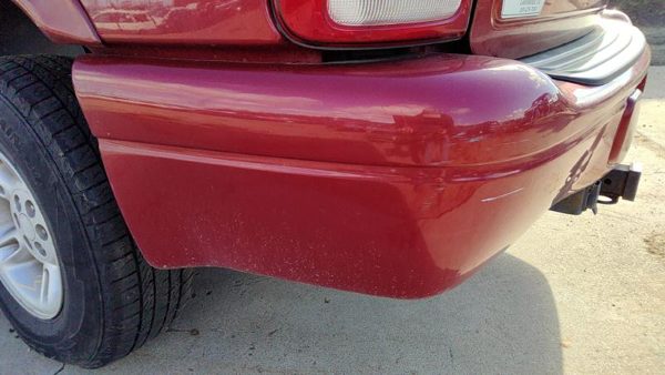 1998-2003 Dodge Durango Rear Bumper Cover Assembly Oem Back Red 55077303aa — photo 3