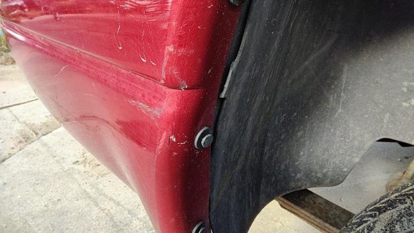 1998-2003 Dodge Durango Rear Bumper Cover Assembly Oem Back Red 55077303aa — photo 8