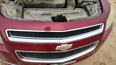 2008-2012 Chevy Malibu Upper Front Grille Oem Chrome 15823699