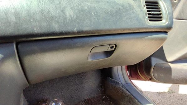 1994-1997 Honda Accord Glove Box Assembly Complete Door With Latch Oem Gray — photo 2