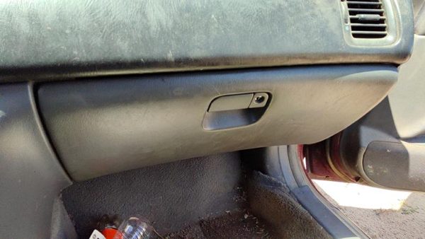 1994-1997 Honda Accord Glove Box Assembly Complete Door With Latch Oem Gray — photo 3